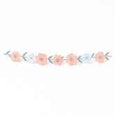 Rose Gold Floral Garland Decoration - 9 ft
